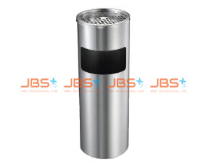 SS109 Stainless Steel Bin Round c/w Ashtray Top