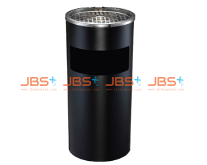 SS108-B Powder Coated Bin Round c/w Ashtray Top