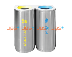 Stainless Steel Recycle Bin - Round (2IN1)