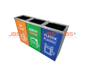 SS111-OT CE3 Stainless Steel Recycle Bin Rectangular c/w Open Top