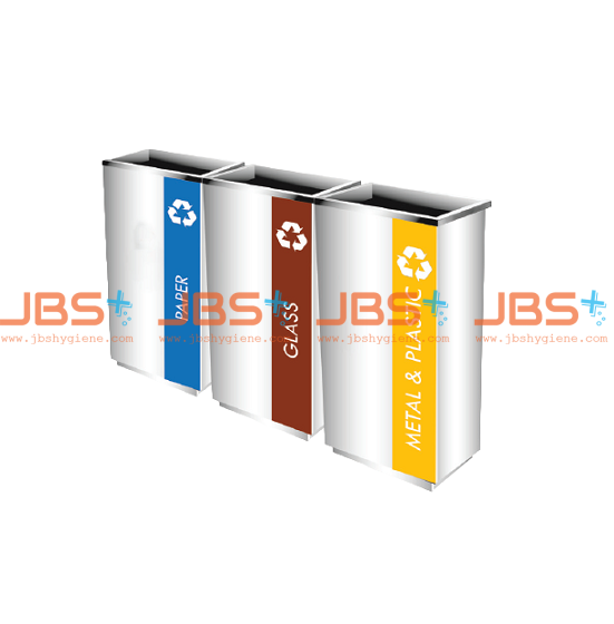 SS102-OT Stainless Steel Recycle Bin Rectangular c/w Open Top - JBS ...