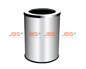 SS117 Stainless Steel Bin Round (XL) c/w Open Top