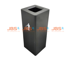 SS402 Black Menara Bin c/w Open Top