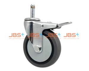 4" Swivel Wheel c/w Insert + Stopper