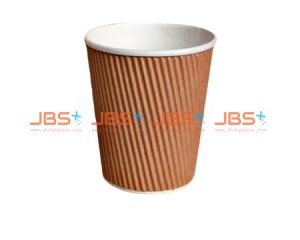 Ripple Hot Cup (Black & Brown)